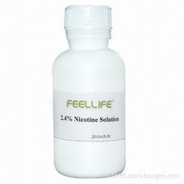 E-juice, colorless and clear
